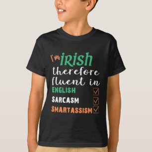 Lustigstes Irisch für Intelligente St. Patrick Ges T-Shirt