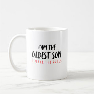 Lustigstes Zitat für den ältesten Sohn in der Fami Kaffeetasse