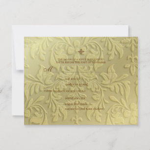 Lustre / GRAND RSVP pour invitations 5x7