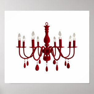 Lustre rouge ~ Poster / Imprimer