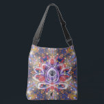 Lustrous Zen Lotus Tragetaschen Mit Langen Trägern<br><div class="desc">In a stellar kaleidoscope the spirit of the Zen Lotus centers its energy. Center your energy and become as one with this cosmic tote of the new age. Pack your bag with your mat and block and blanket and head for the ashram to do your practice. Perfect for all your...</div>