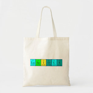 Lusziöse, periodische Tafeltasche Tragetasche