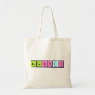 Lusziöse, periodische Tafeltasche Tragetasche