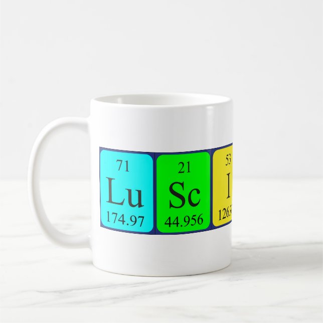 Lusziöse periodische Tasse von Tafeln (Links)