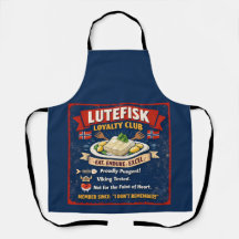 Lutefisk-Loyalitätsclub Norwegische Schürze