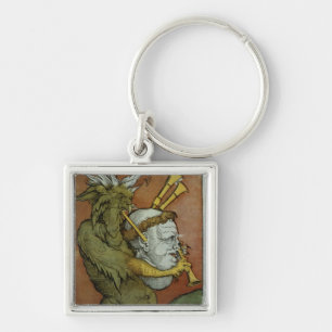 Luther als die Dudelsäcke des Teufels, c.1535 Schlüsselanhänger