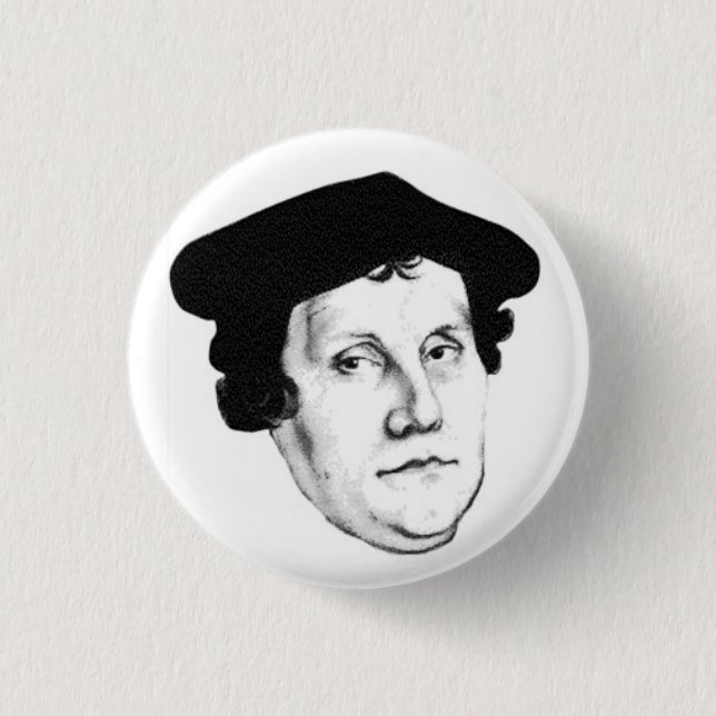 Luther Kopf Button (Vorderseite)