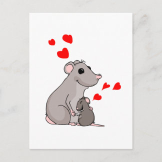 Luther Lieben seine Mama Postkarte