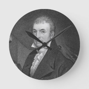 Luther Martin, engraved by William A. Wilmer (c.18 Runde Wanduhr