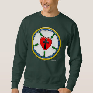 Luther Rose Embossed Look Sweatshirt