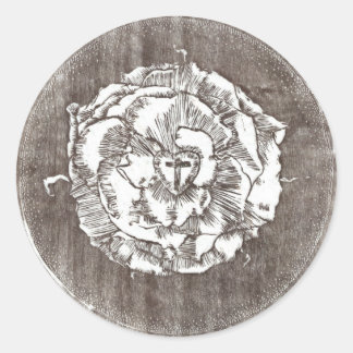 Luther-Siegel Runder Aufkleber