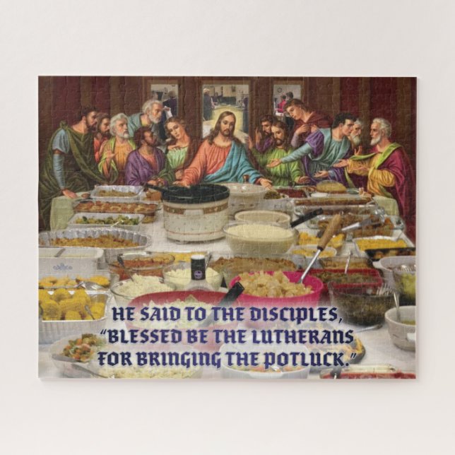 Lutheran Last Supper Potluck  (Horizontal)
