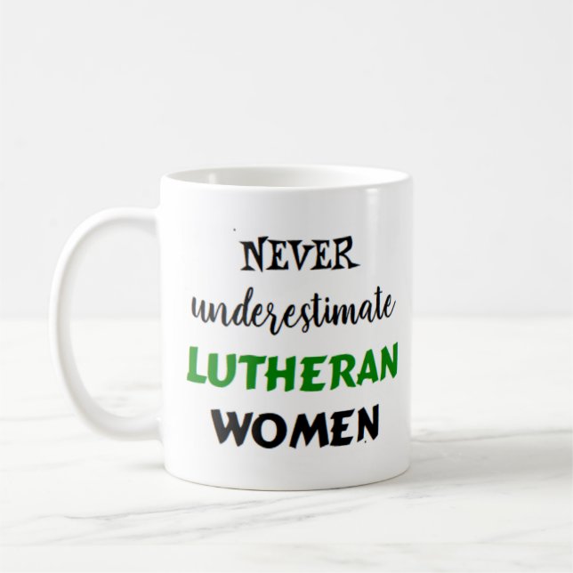 Lutheranische Frauen Kaffeetasse (Links)