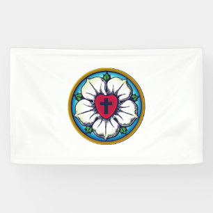 Lutherische Rose Banner