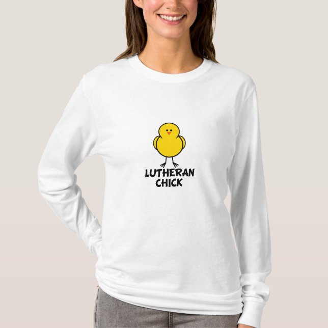 Lutherisches Küken T-Shirt (Vorderseite)