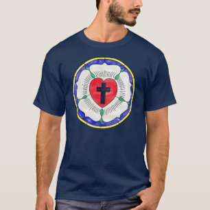 Lutherrose-Buntglasfenster T-Shirt
