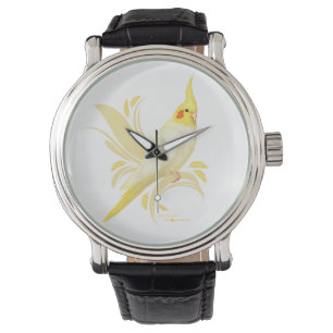 Lutino Cockatiel Armbanduhr