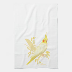 Lutino Cockatiel Handtuch