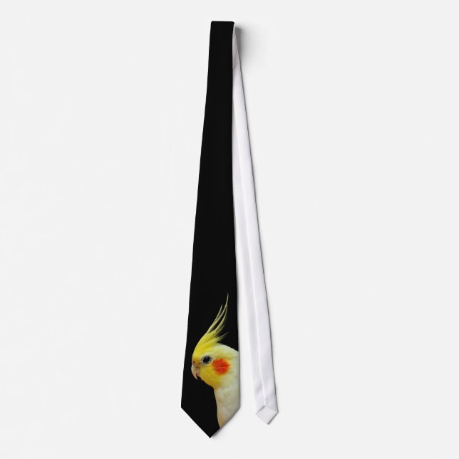 Lutino Cockatiel Krawatte (Vorderseite)