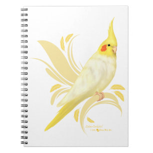 Lutino Cockatiel Notizblock