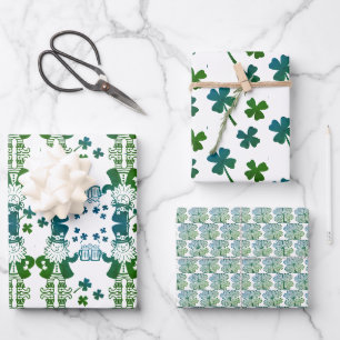 Lutins Chanceux Trèfles à 4 feuilles Irlandais