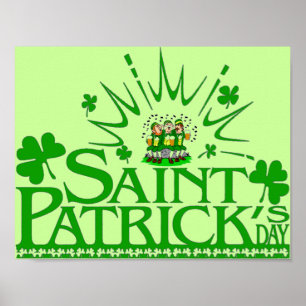 Lutins du chant de St Patrick affiche