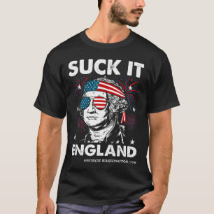 Lutsch-es England Lustiges 4. Juli-Shirt George-wa T-Shirt