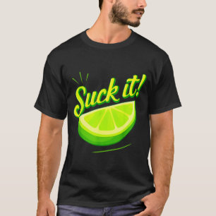 Lutsch es grüne Limette Zitrone Liebe lustige mexi T-Shirt