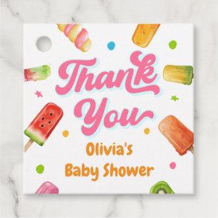 Lutscher Bereit zum Knallen Baby Shower Danke Geschenkanhänger
