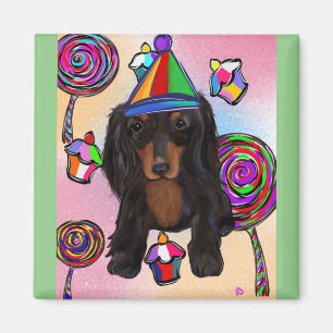 Lutscher Black Doxie Magnet
