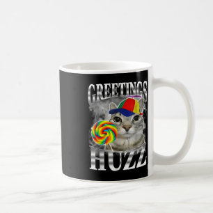 Lutscher-Katze-Meme-Grüße Huzz Lustige Verrückte K Kaffeetasse
