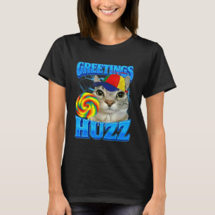 Lutscher-Katzen-Meme-Grüße Huzz Lustige Verrückte T-Shirt