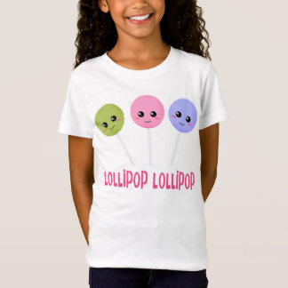 Lutscher-Lutscher-Grün-Rosa lila Kawaii Art T-Shirt