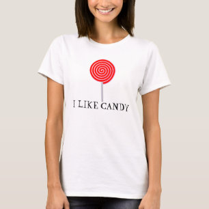 Lutscher-Spaghetti-Tank-Top-Süßigkeiten-Shirts T-Shirt
