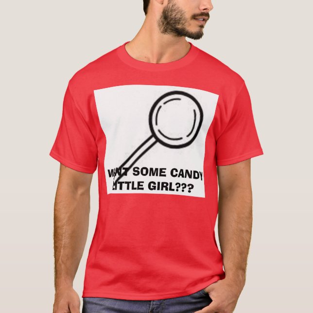 LUTSCHER, WOLLEN IRGENDEIN SÜSSIGKEITS-KLEINES T-Shirt (Vorderseite)