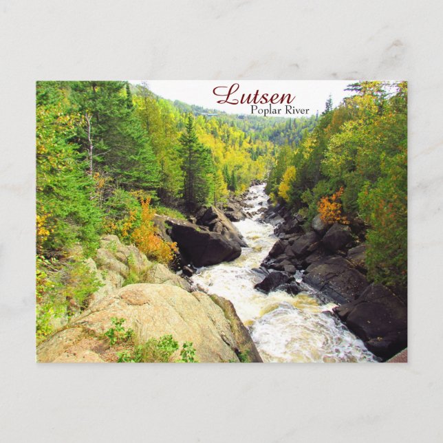 Lutsen, MN Postkarte (Vorderseite)