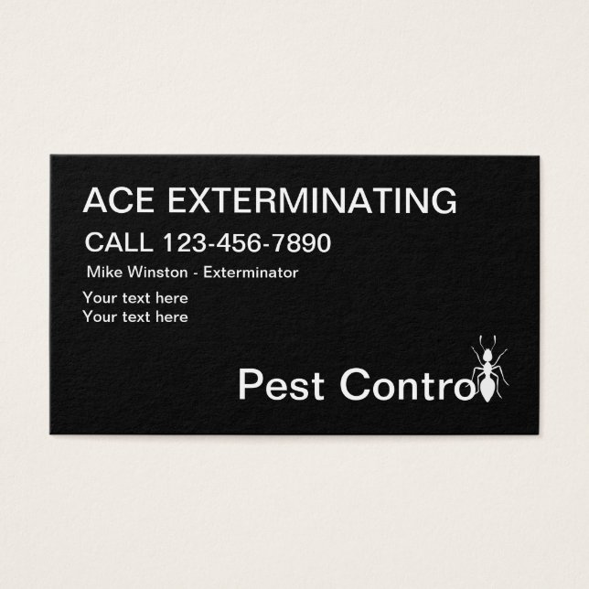 Lutte antiparasitaire exterminant les Cartes de vi (Devant)