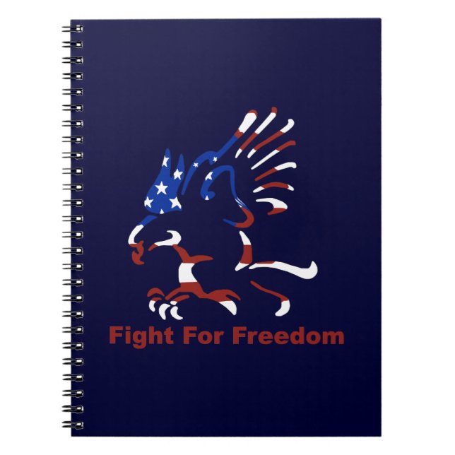 Lutter Pour Le Carnet Spiral De L'Aigle De La Libe (Devant)