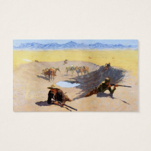 Luttez pour le ~ Frederic Remington de trou d'eau