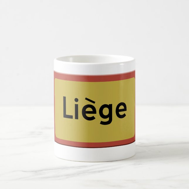 Lütticher Wegweiser Kaffeetasse (Mittel)