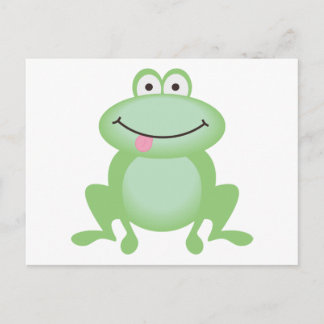 Luttle Green Frog Postkarte