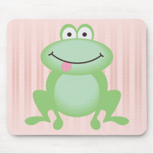 Luttle grüner Frosch Mousepad