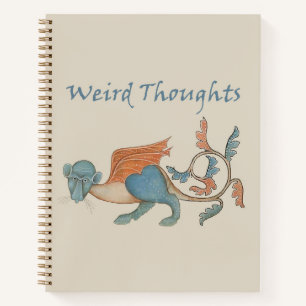 Luttrell Psalter Critter Spiral Notebook Notizbuch