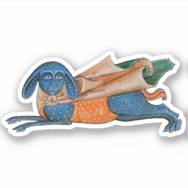 Luttrell Psalter Vinyl Sticker (Vorderseite)