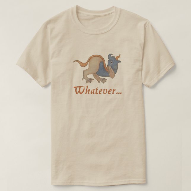 Luttrell Psalter "Was auch immer..." T-Shirt (Design vorne)