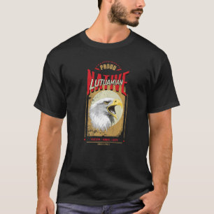 Lutuamian Native American Eagle Spirit Vintag Hon T-Shirt