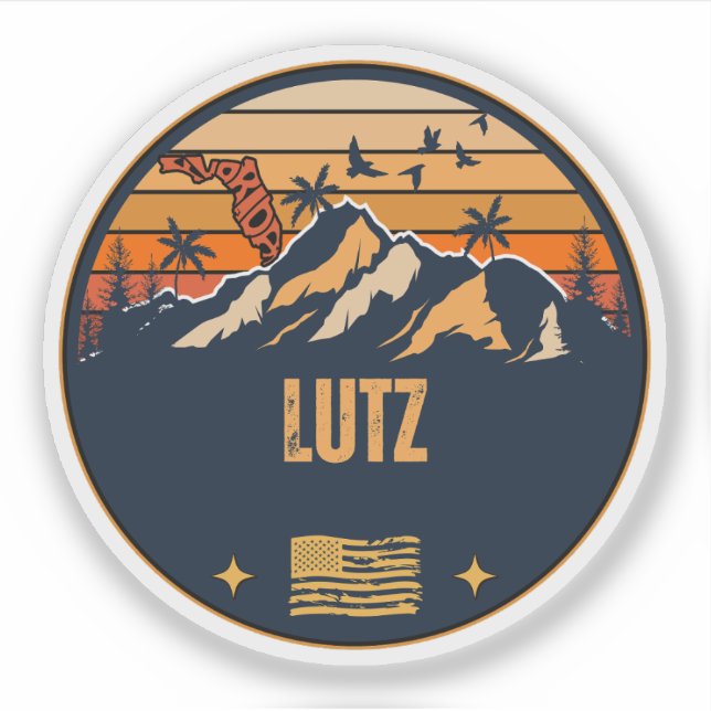 Lutz, Florida Aufkleber (Vorderseite)