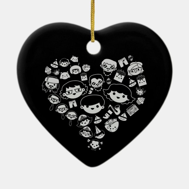 Luv 2 keramikornament (Hinten)