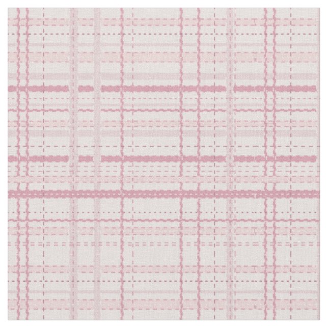 Luv bis Quilt (rosa kariert) - Baumwolle (56") Stoff (Nahaufnahme)