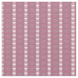 Luv bis Quilt (violette Herzen) Baumwolle (56") St Stoff